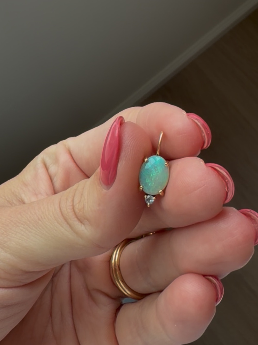 WWAKE Duo Opal Charm